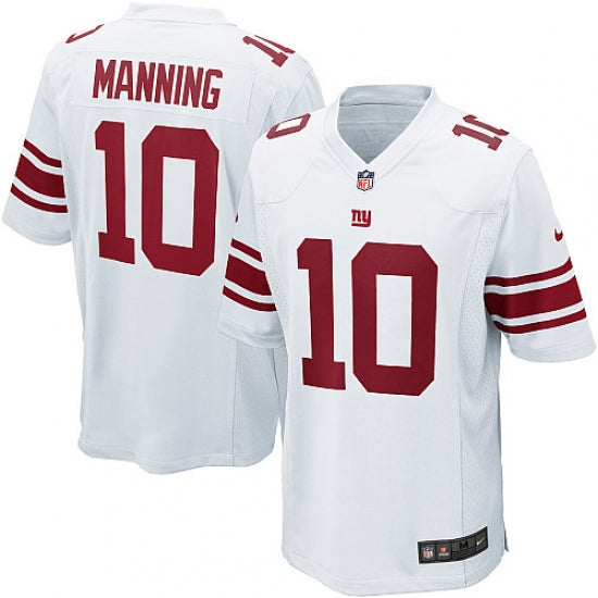Nike New York Giants No10 Eli Manning Red Men's Stitched NFL Elite QB Practice Jersey